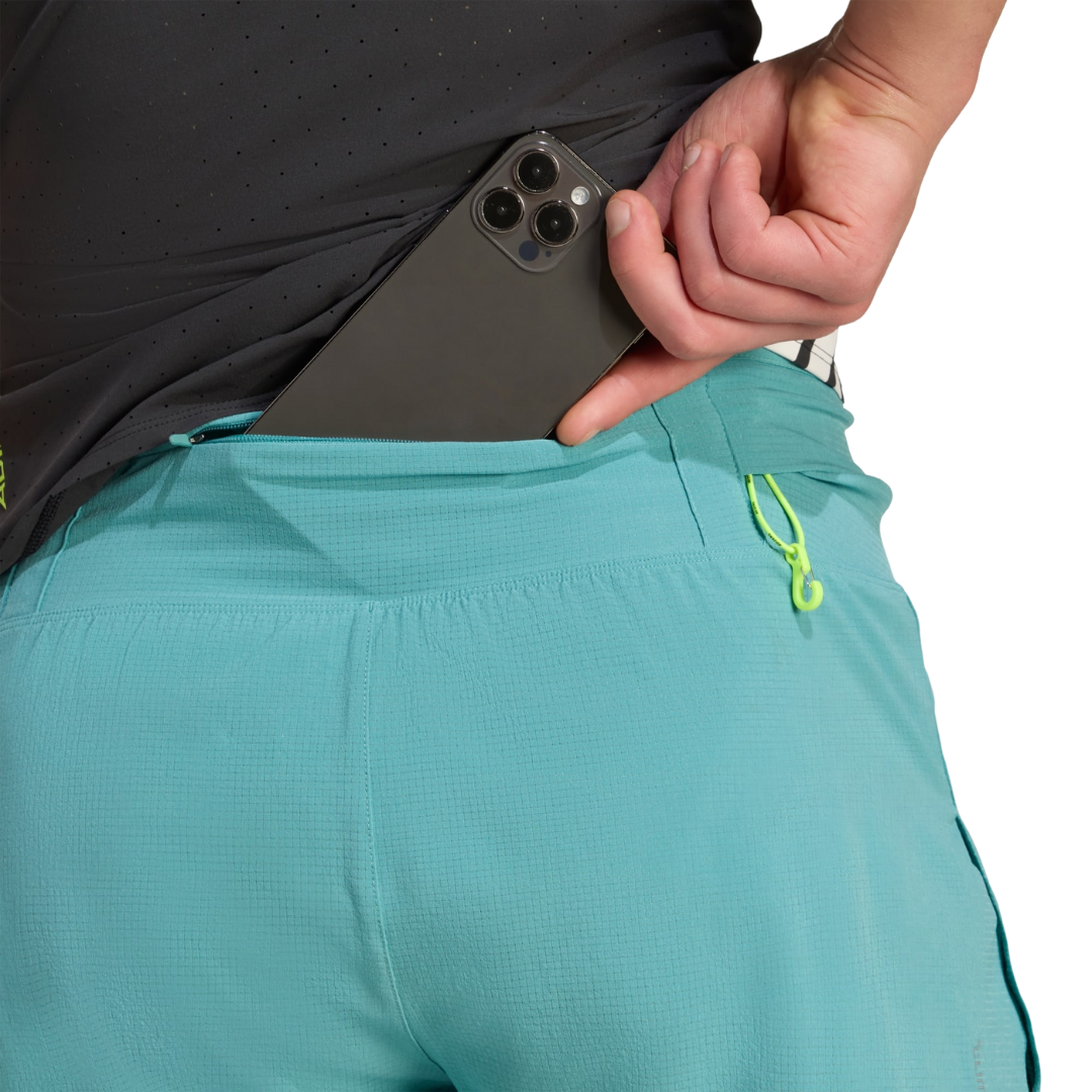 Adidas Mens Adizero Running Gel Pocket Shorts