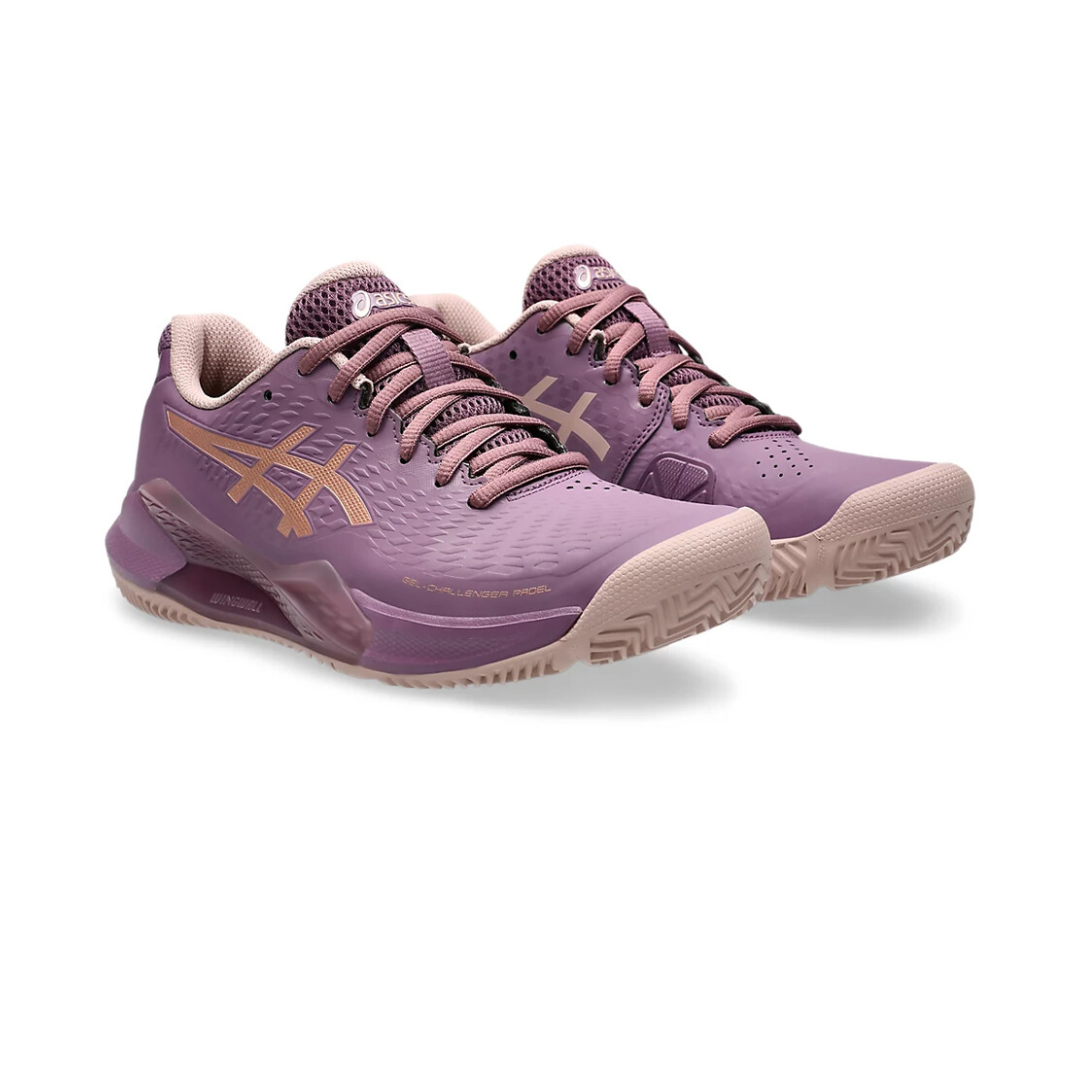 Asics Gel Challenger 14 Padel   Dark Ube Rose Gold 2