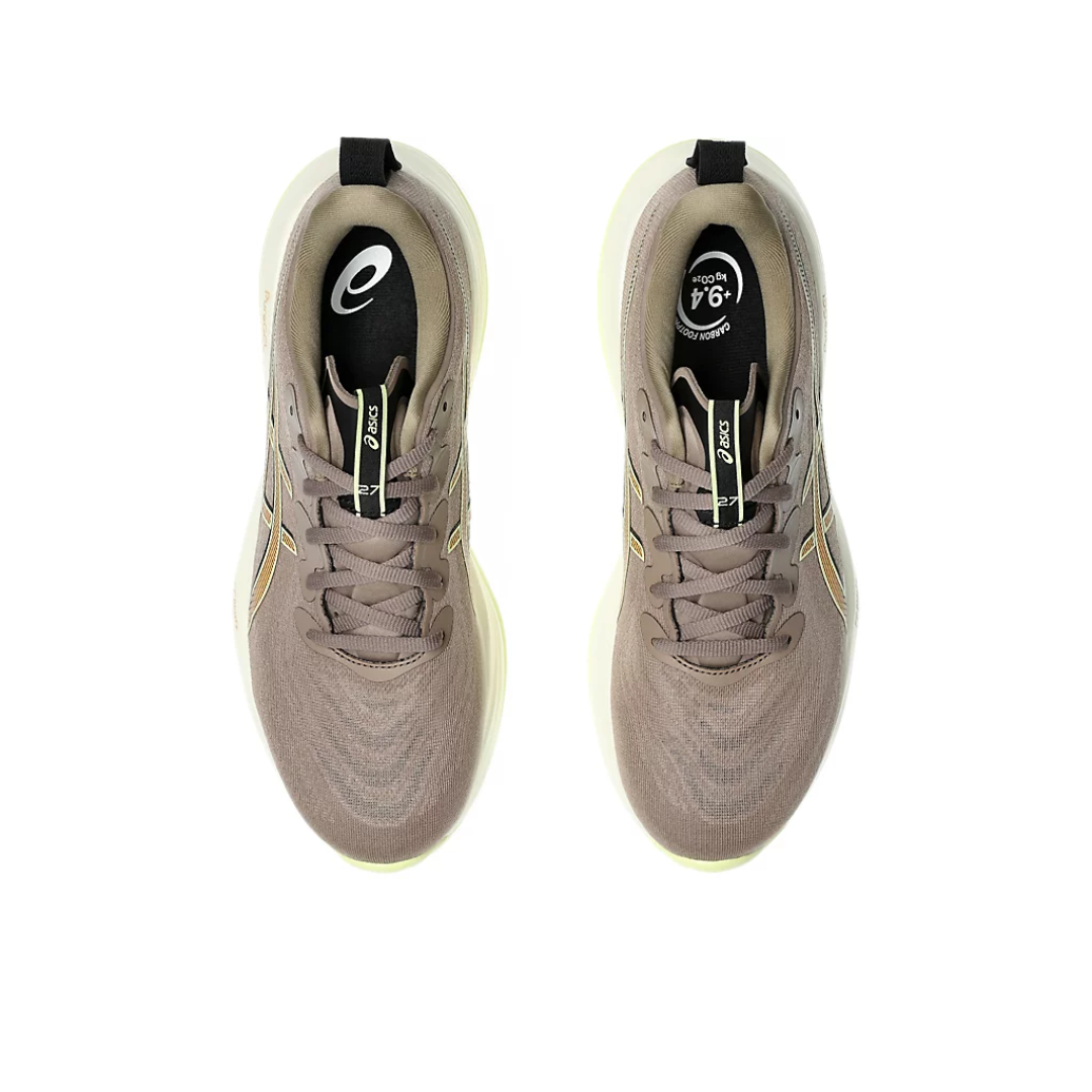 Asics Mens Cumulus 27   Taupe Grey Black 5