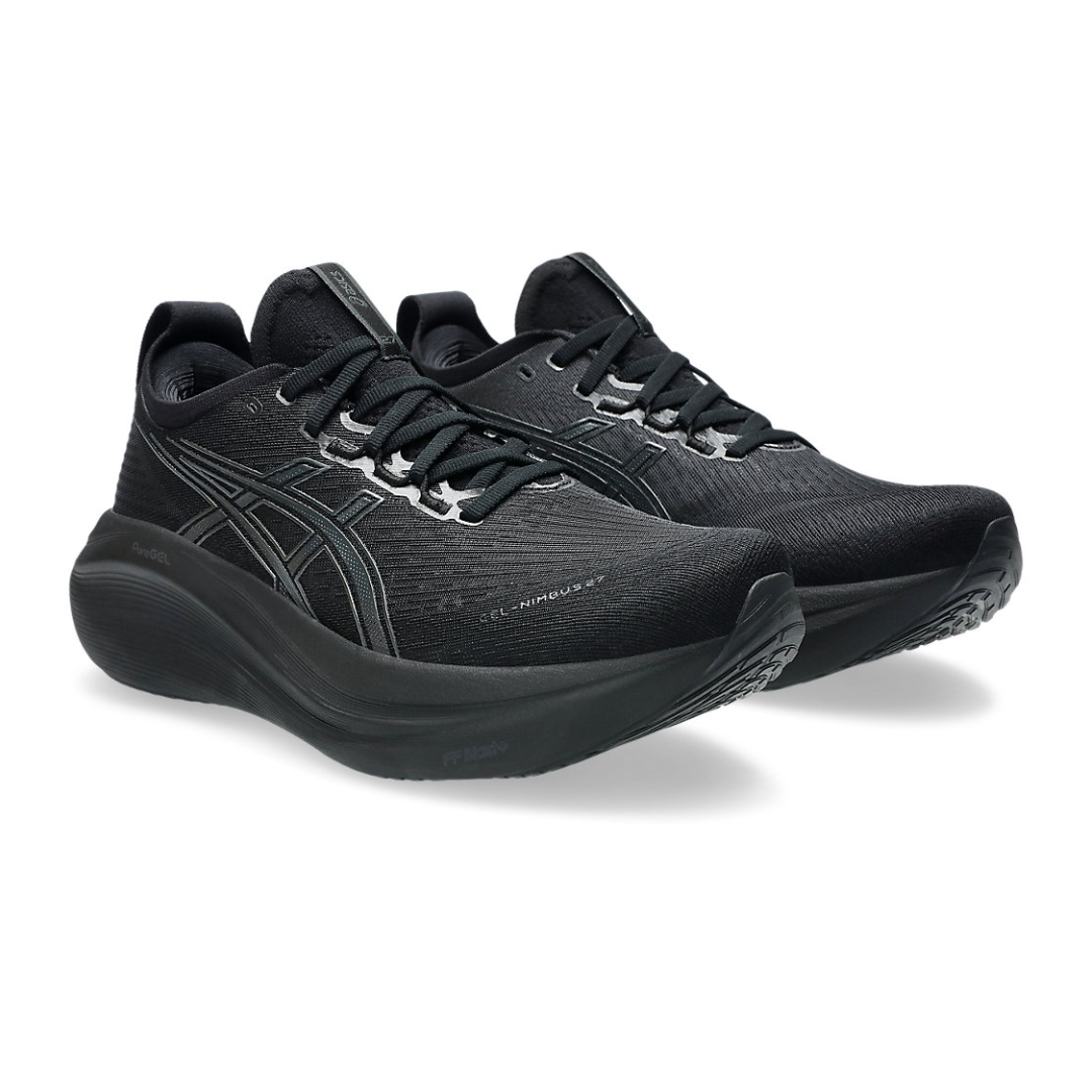 Asics Mens Nimbus 27   Black Graphite Grey 2