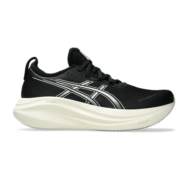 Asics Mens Nimbus 27   Black Lake Grey 1