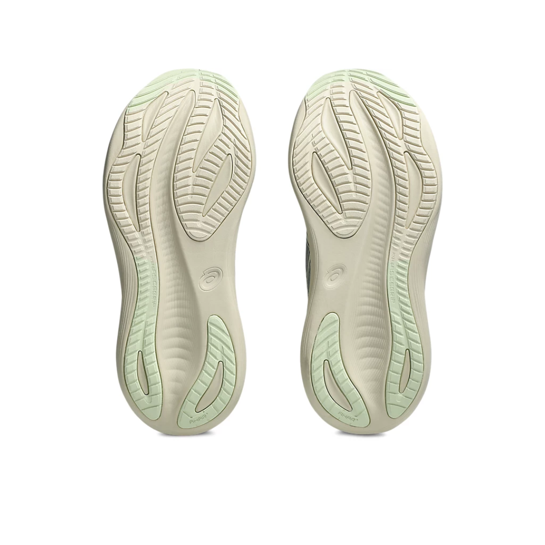 Asics Womens Nimbus 27   Monument Blue Whisper Green 6