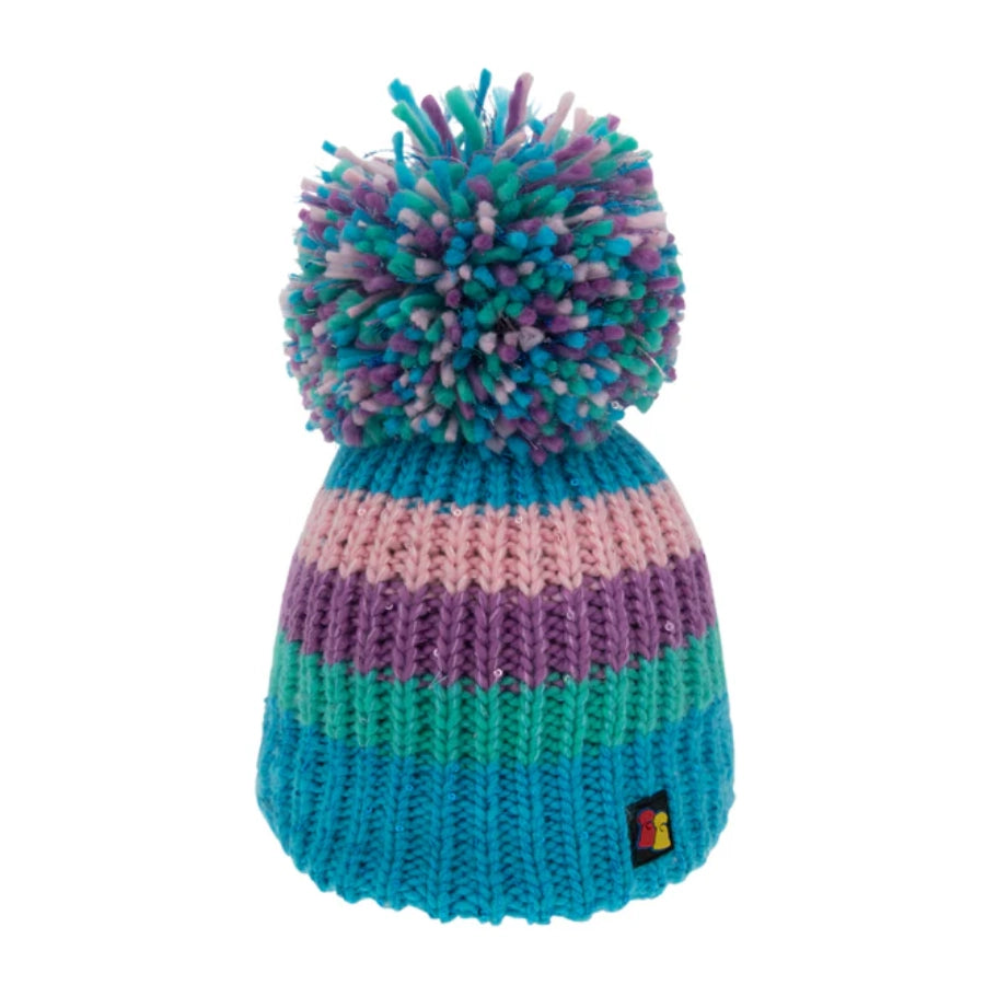 Big Bobble Hat - Stone Rose
