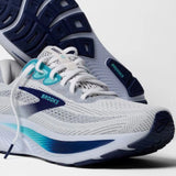 Brooks Ghost 17 White Beacon Blue Ipanema