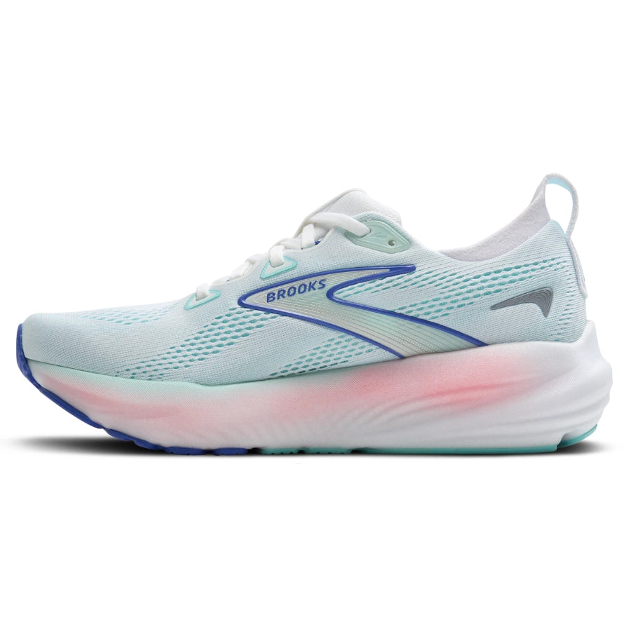 Brooks Glycerin 22 Wide Neutral White Limpet Shell Amparo Blue