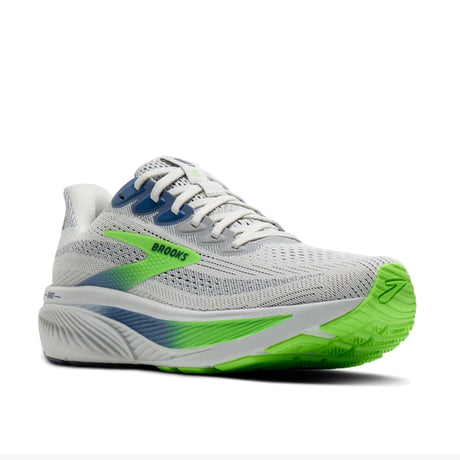 Brooks Mens Ghost 17 Neutral Oyster Beacon Blue Gecko5