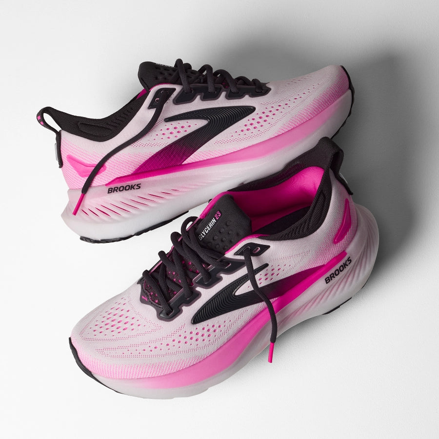 Brooks Womens Glycerin 23 White Phantom