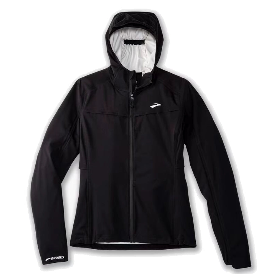 Brooks Womens High Point Waterproof Jacket Black
