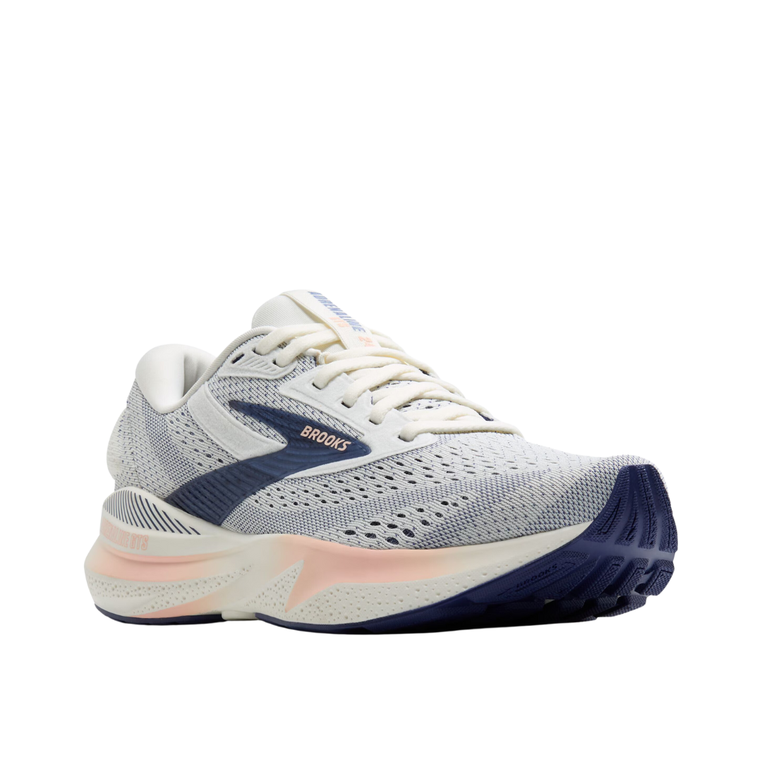 Brooks Womens Adrenaline GTS 24 Wide D Grey BlueRibbon Peach 5