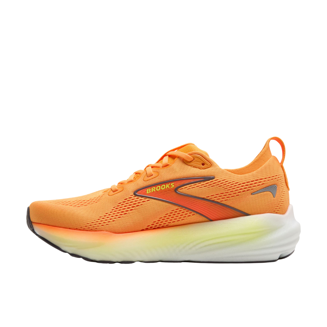 Brooks Mens Glycerin   Orange Nightlife White 3
