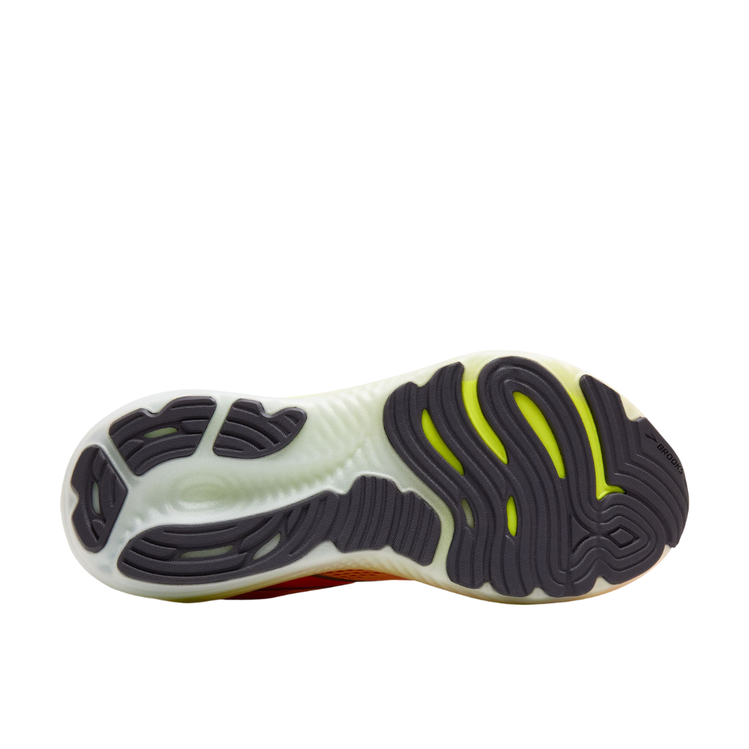 Brooks Mens Glycerin   Orange Nightlife White 5
