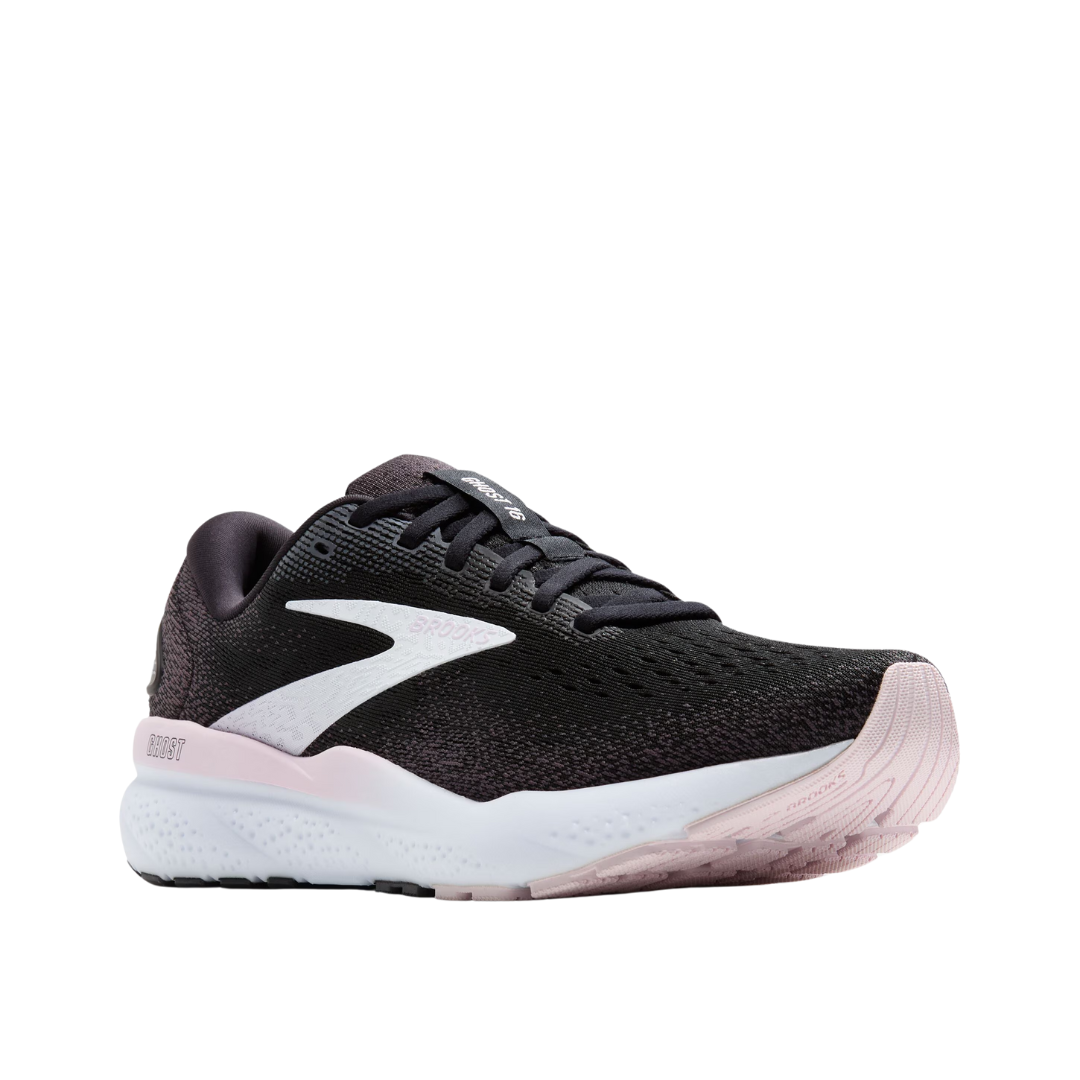Brooks Womens Ghost 16   Black White Orchid Ice 2