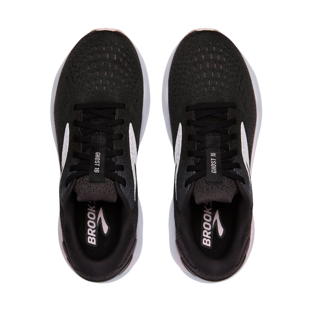 Brooks Womens Ghost 16   Black White Orchid Ice 3