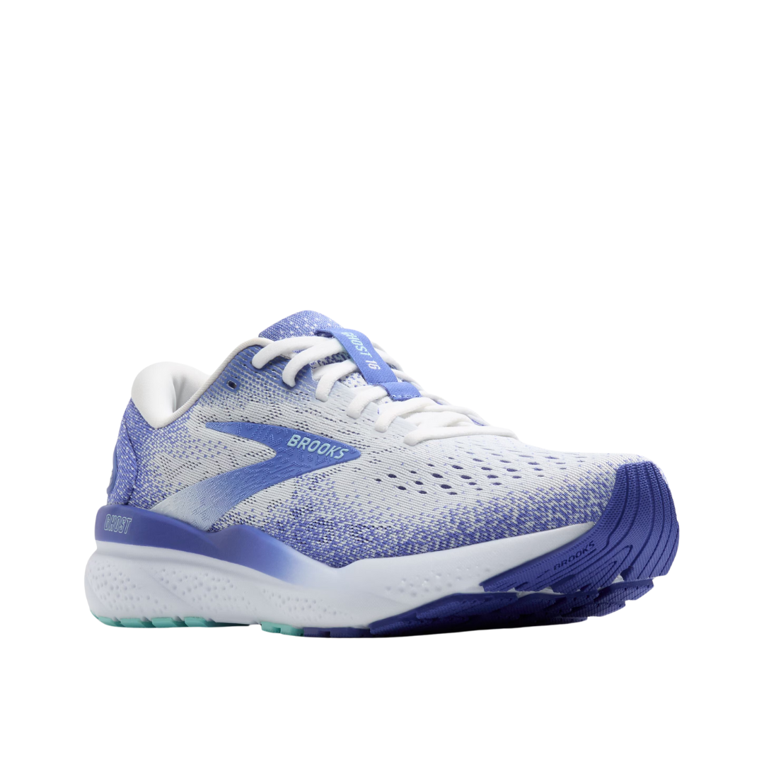 Brooks Womens Ghost 16   White Amparo Blue Limpet Shell 2
