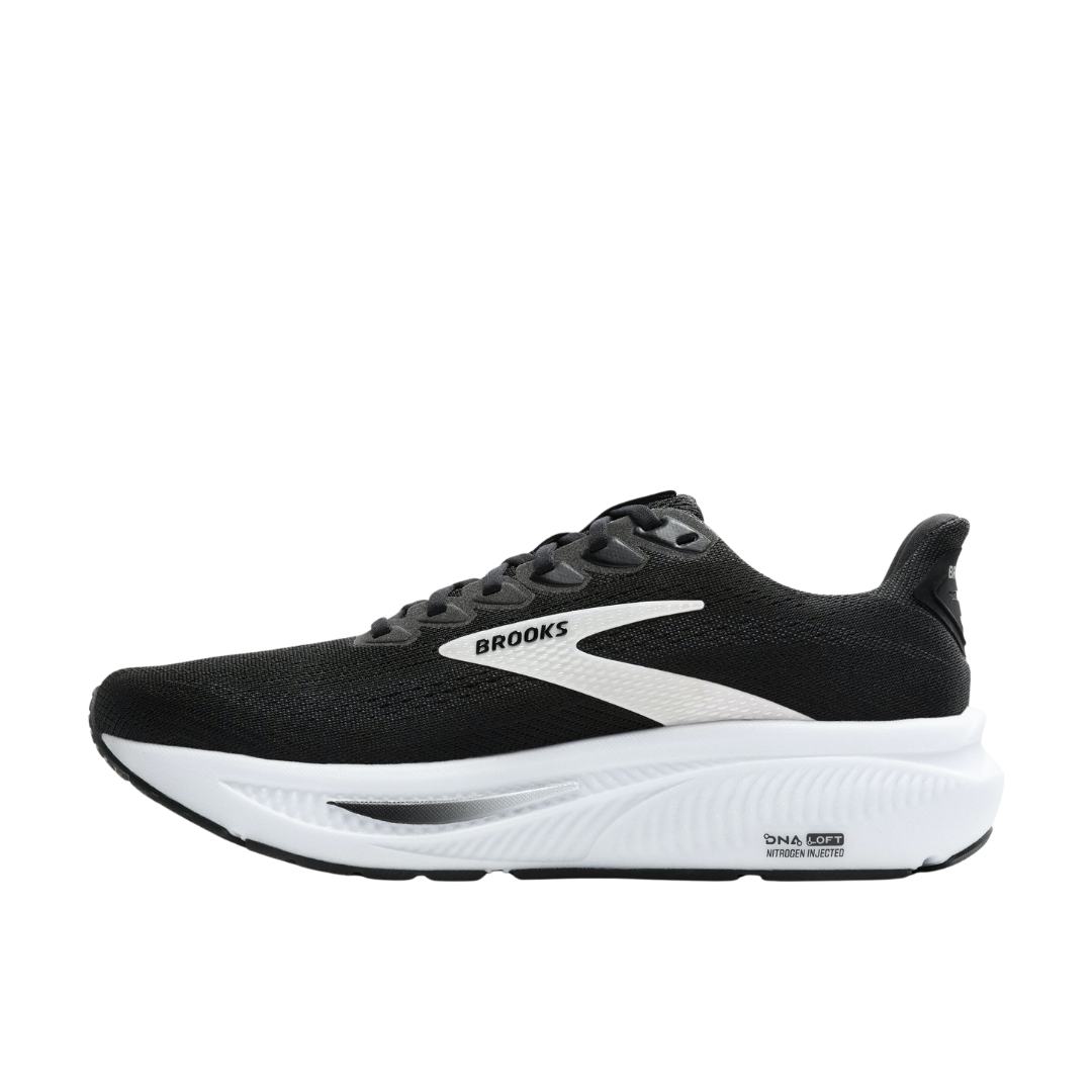 Brooks Womens Ghost 17   Black White 5