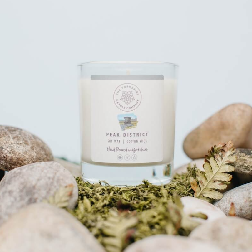 Peak District Glass Tumbler Scented Candle