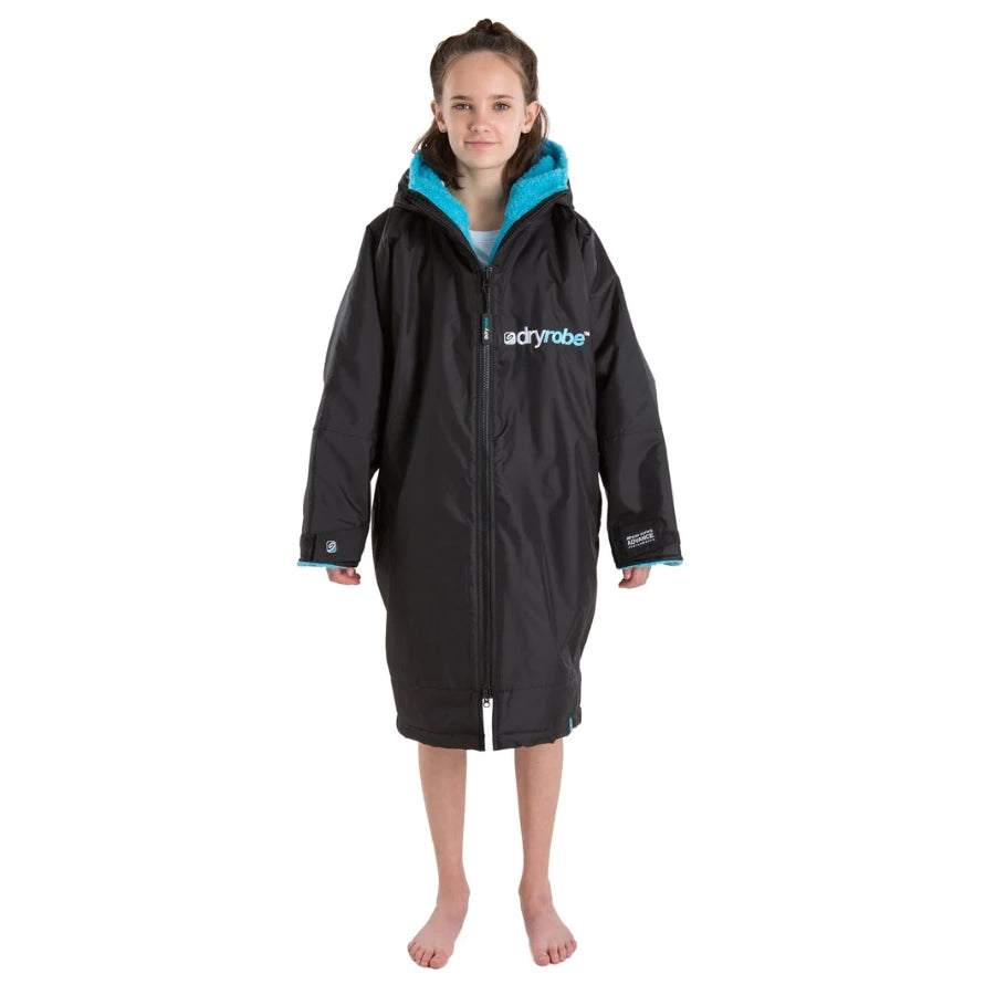 DRYROBE Advance Kids Long Sleeve Cobalt Blue Black