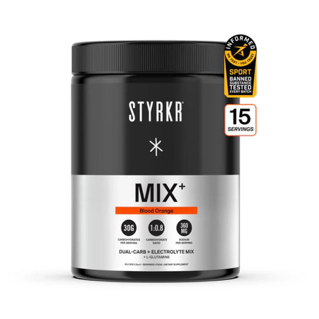 Styrkr MIX + Dual-Carb & Electrolyte Mix - Blood Orange