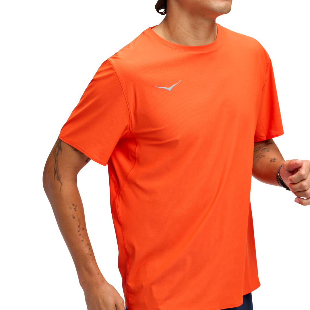HOKA Mens Airolite Run S/S Top 2.0