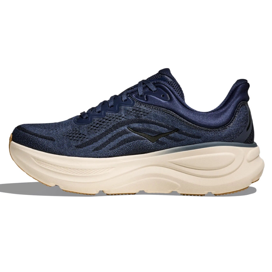 HOKA Mens Bondi 9 Wide 2E Neutral Midnight Blue Varsity Navy