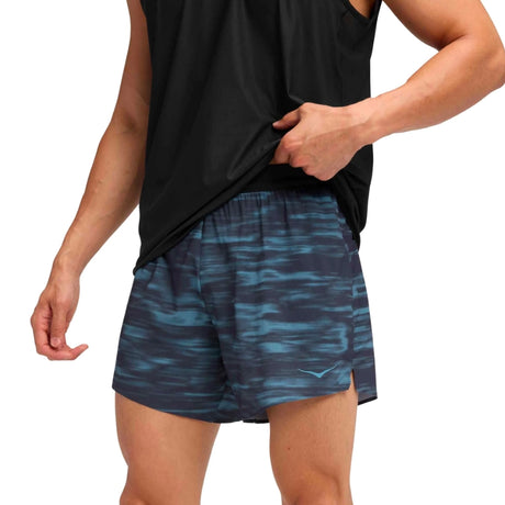 HOKA Mens Glide 5" Short with Brief