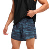 HOKA Mens Glide 5 Short with Brief Nlue Blur