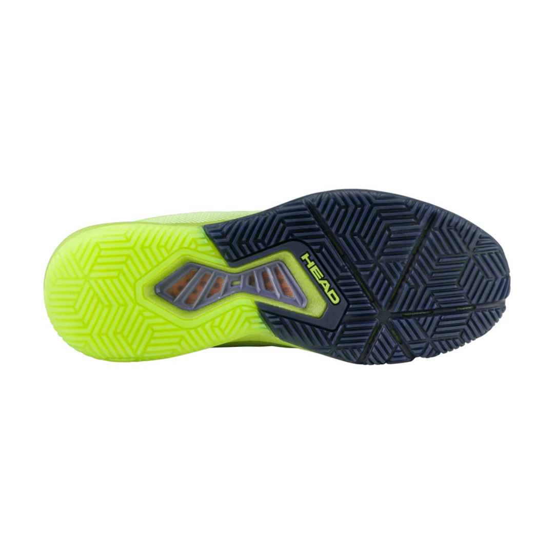 Head mens Motion Pro Padel Shoes   Lime Navy 3