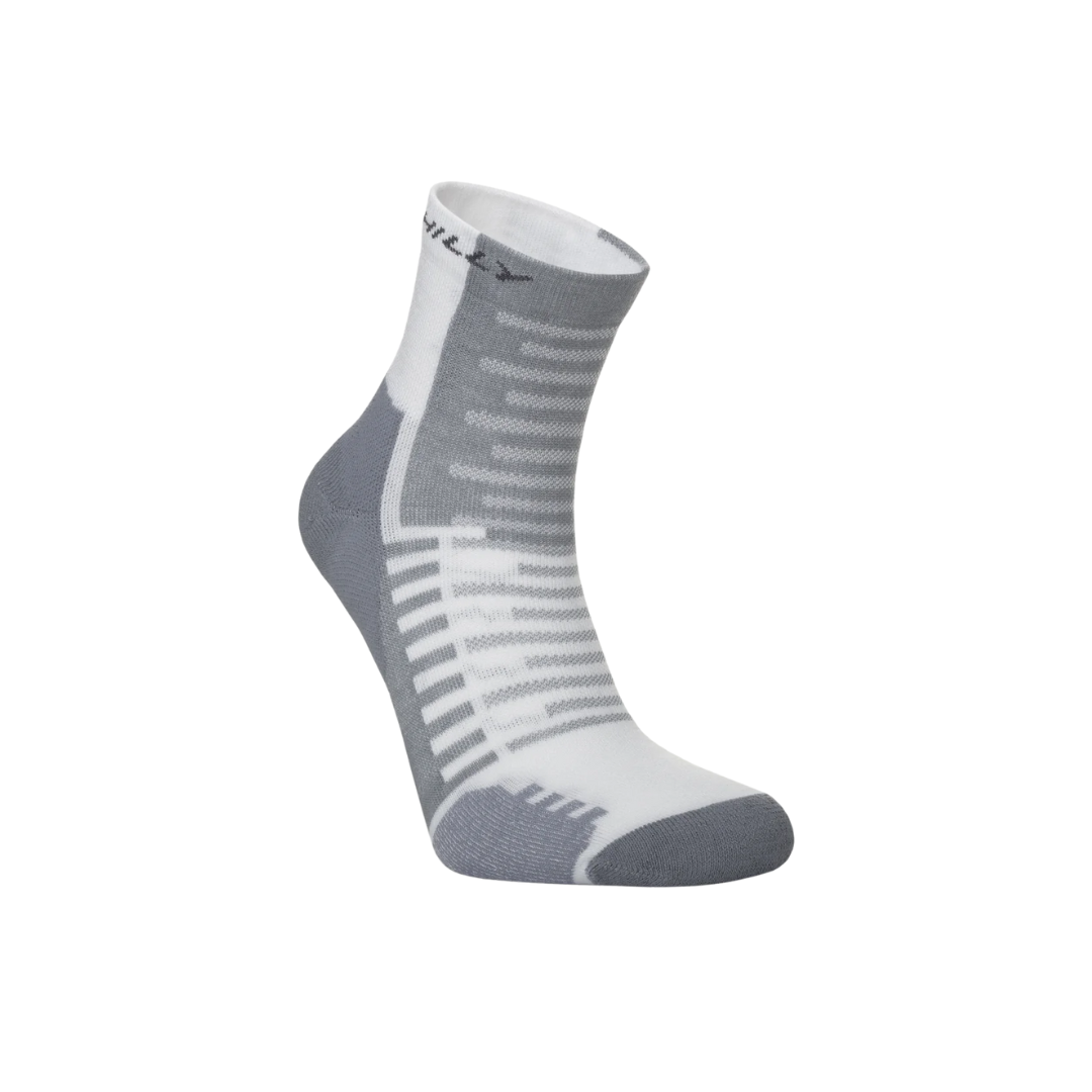 Hilly Active Anklet   White Grey 1