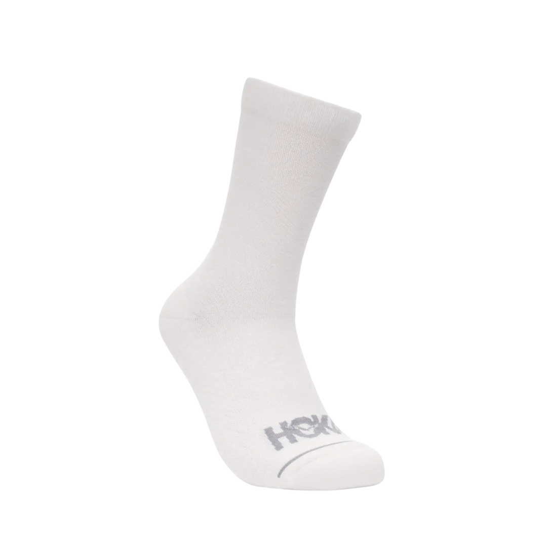 Hoka Crew Run Sock 3 Pack - White