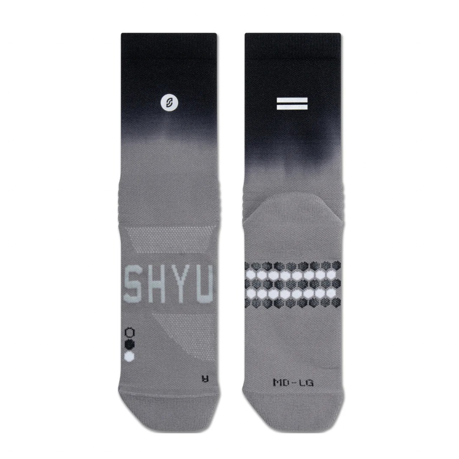 SHYU Racing Socks - Crew - Onyx/Shade/Grey