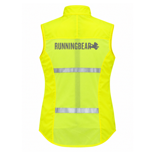 Running Bear Hi-Vis Fluo Safety Running Gilet