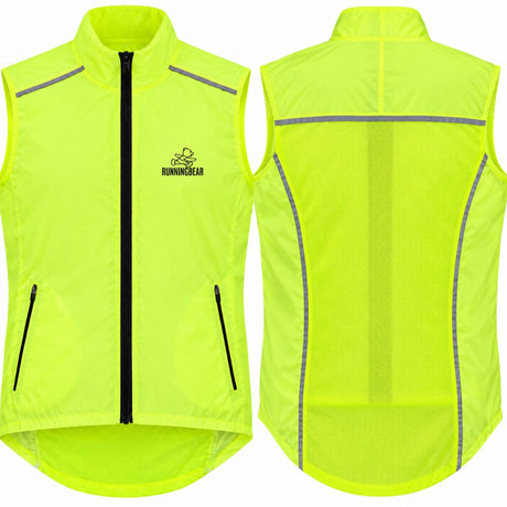 Running Bear Hi-Vis Fluo Safety Running Gilet