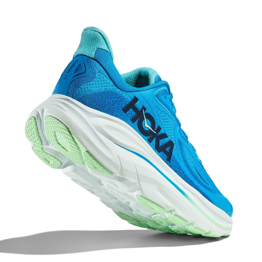 Mens Clifton 10 Wide Neutral Hoka Blue