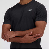 Mens Essential Tee Shirt Black Slate Grey