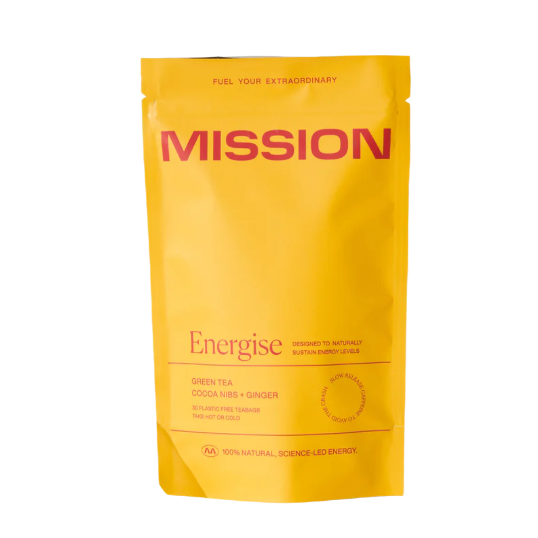 Mission Energise Tea - Cocoa Nibs & Ginger