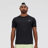 New Balance Mens RC Essential T Shirt Black Slate Grey