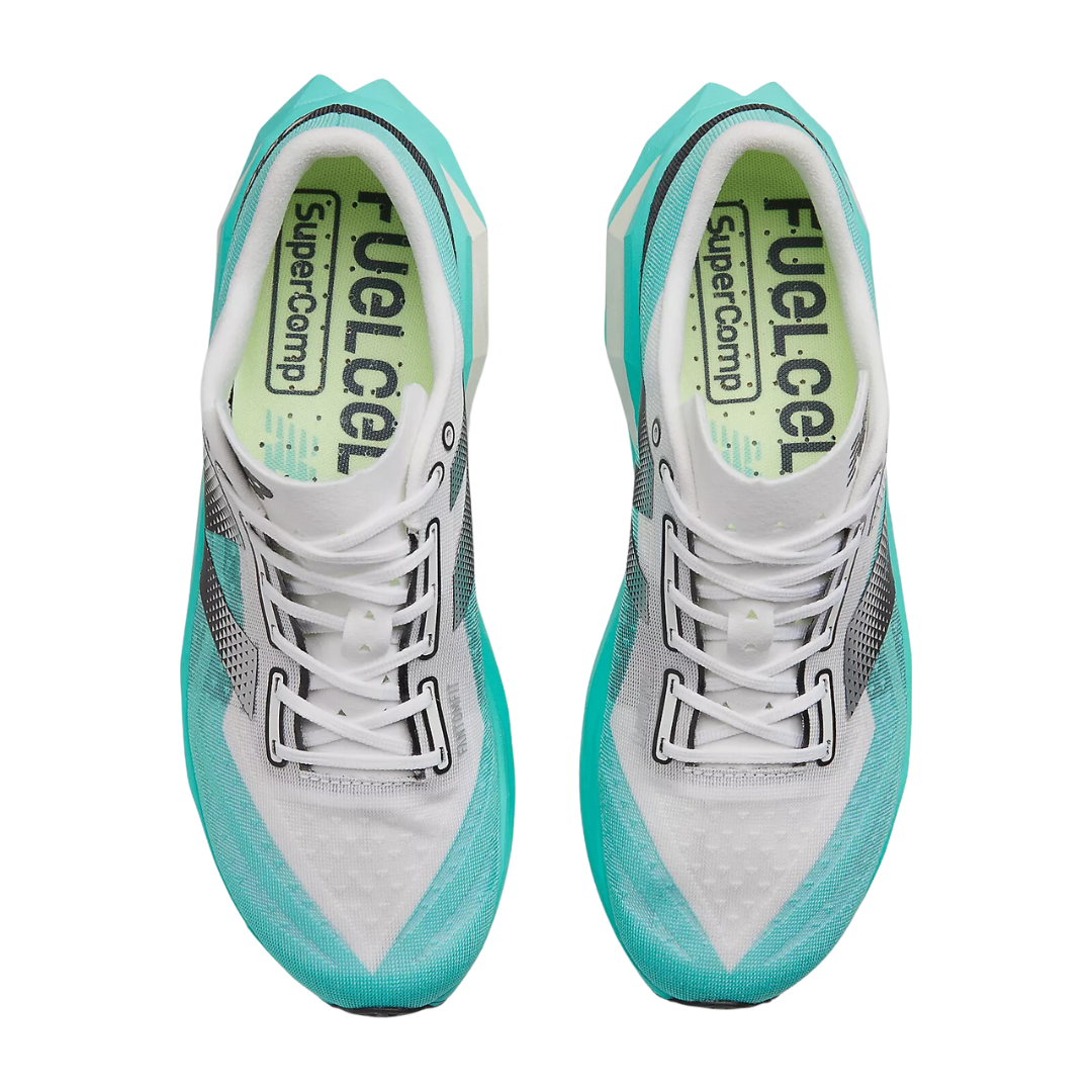 New Balance Fuel Cell Elite v4   Cyber Jade White Black 4