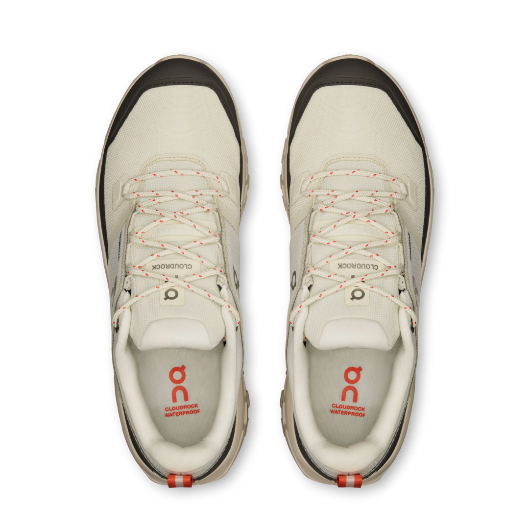 ON Mens Cloudrock Low Boot Ivory Ivory 5