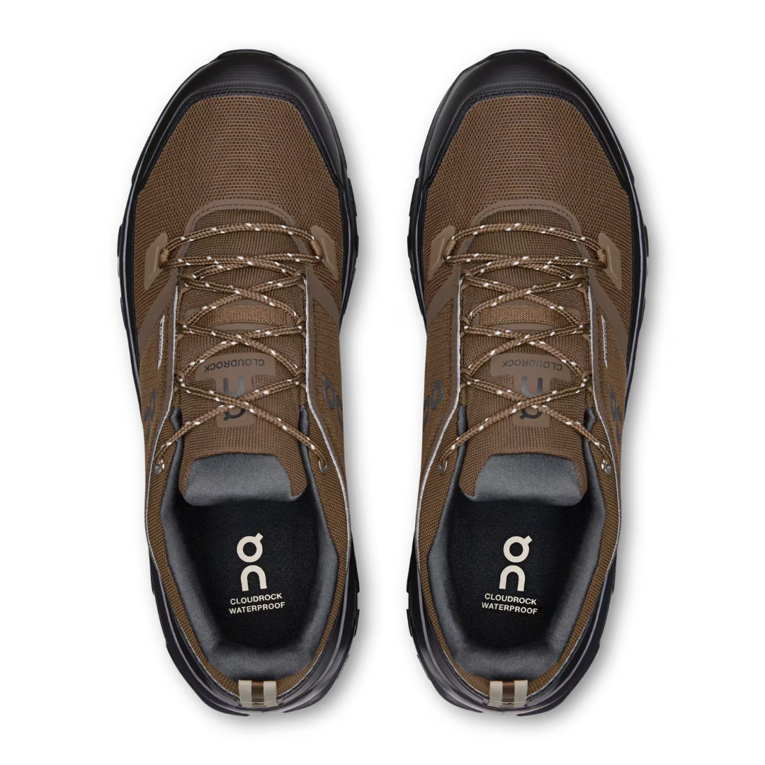 ON Mens Cloudrock Low Waterproof - Walking