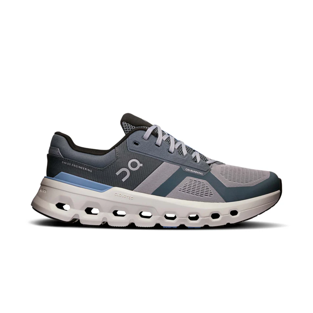 ON Mens Cloudrunner 2   Alloy Chambray 1