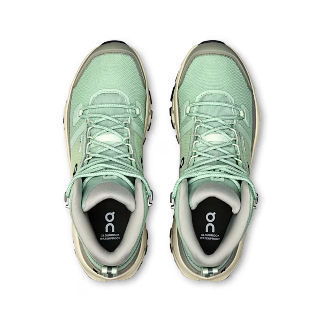 ON Womens Cloudrock Mid WP   Mineral Aloe 2