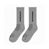 Push Performance Running Socks - Crew - Grey