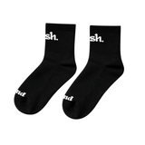 Push Performance Running Socks - Quarter Crew - Black