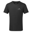 Ronhill Mens Core Short Sleeve Tee Black Bright White
