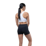 Ronhill Black tight shorts from behind
