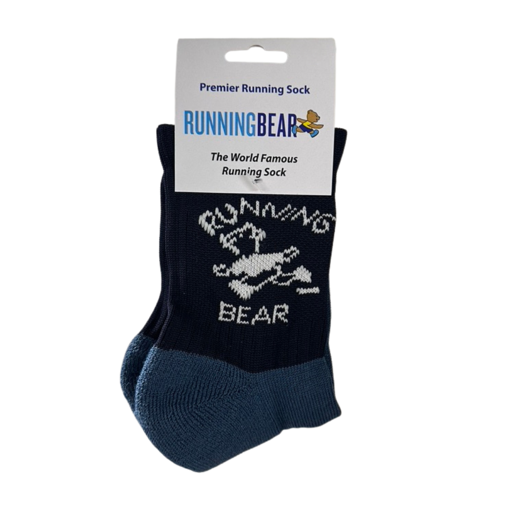 Running Bear Socks - Denim