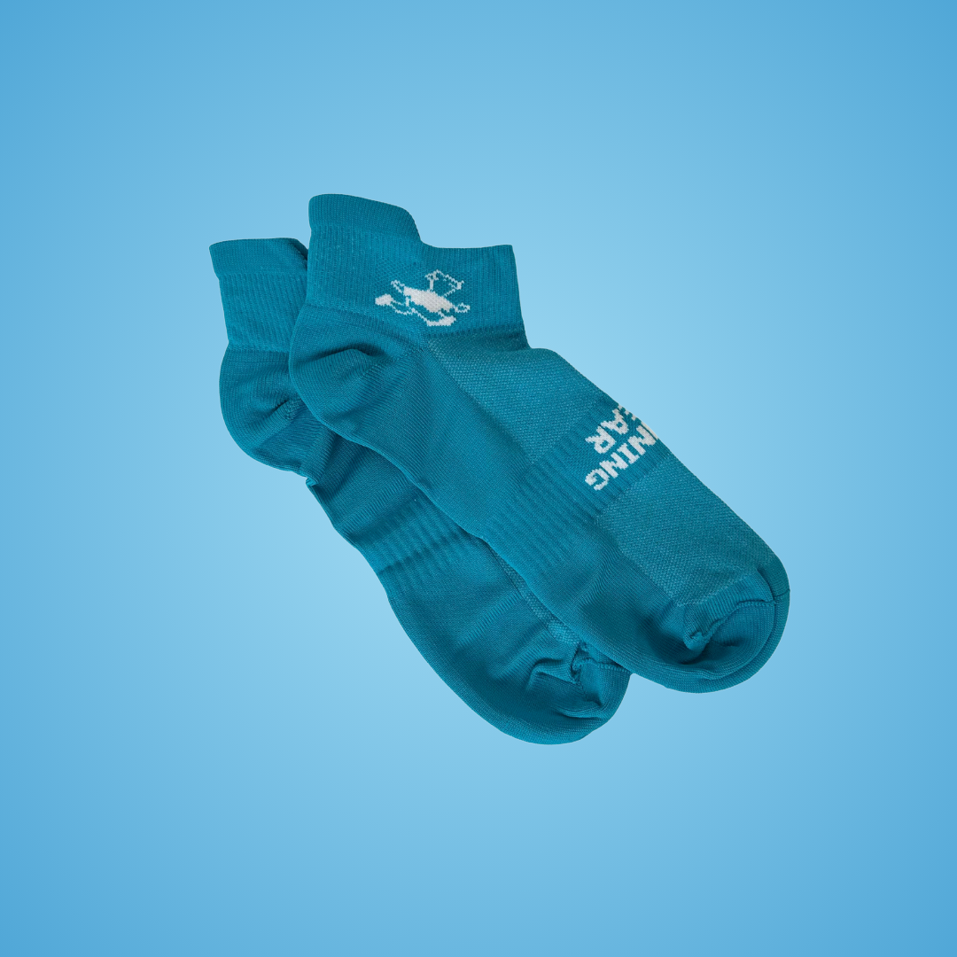 Running Bear Tactel Sock - Turquoise