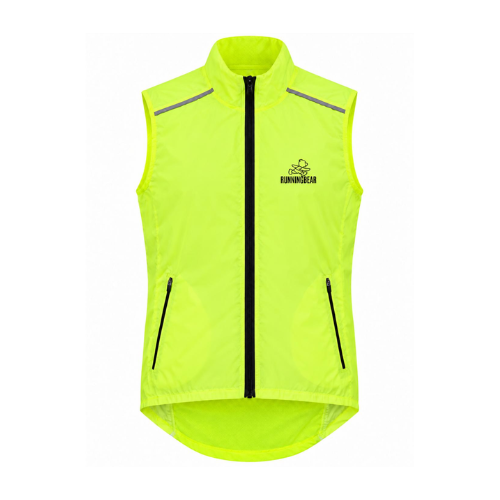 Running Bear Hi-Vis Fluo Safety Running Gilet