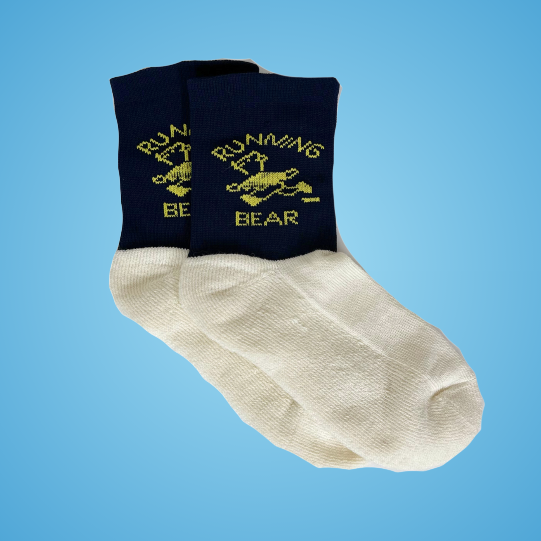 Running Bear Socks   Midnight Navy 3