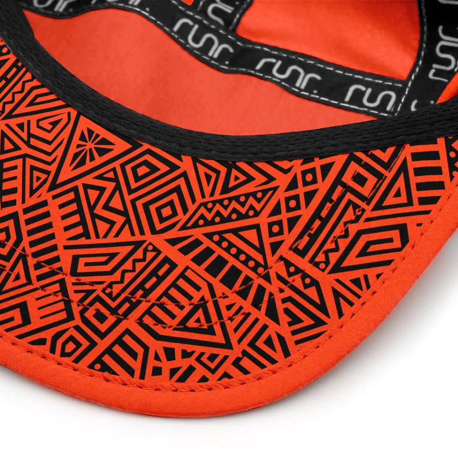 Runr Technical Running Hat - Midnight Orange